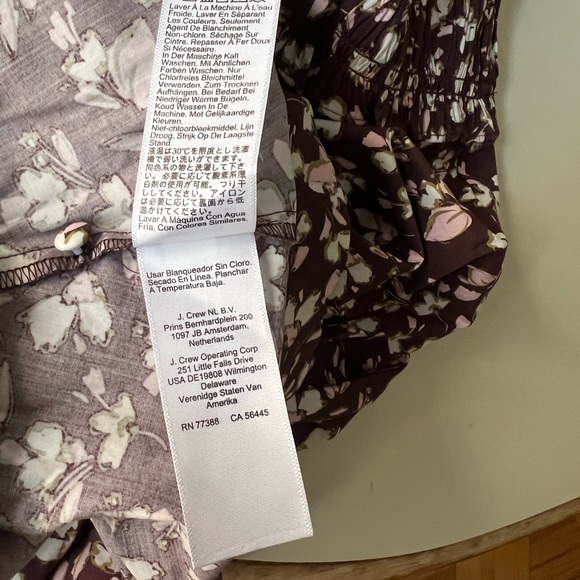 NWT Madewell Smocked Brown Sleeveless Floral Midi Dress Size 10 - Picture 11 of 12